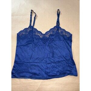 Vintage Undercover Wear Women’s Lingerie Camisol Navy Size Medium